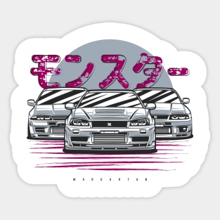 Skiline GTR mix Sticker